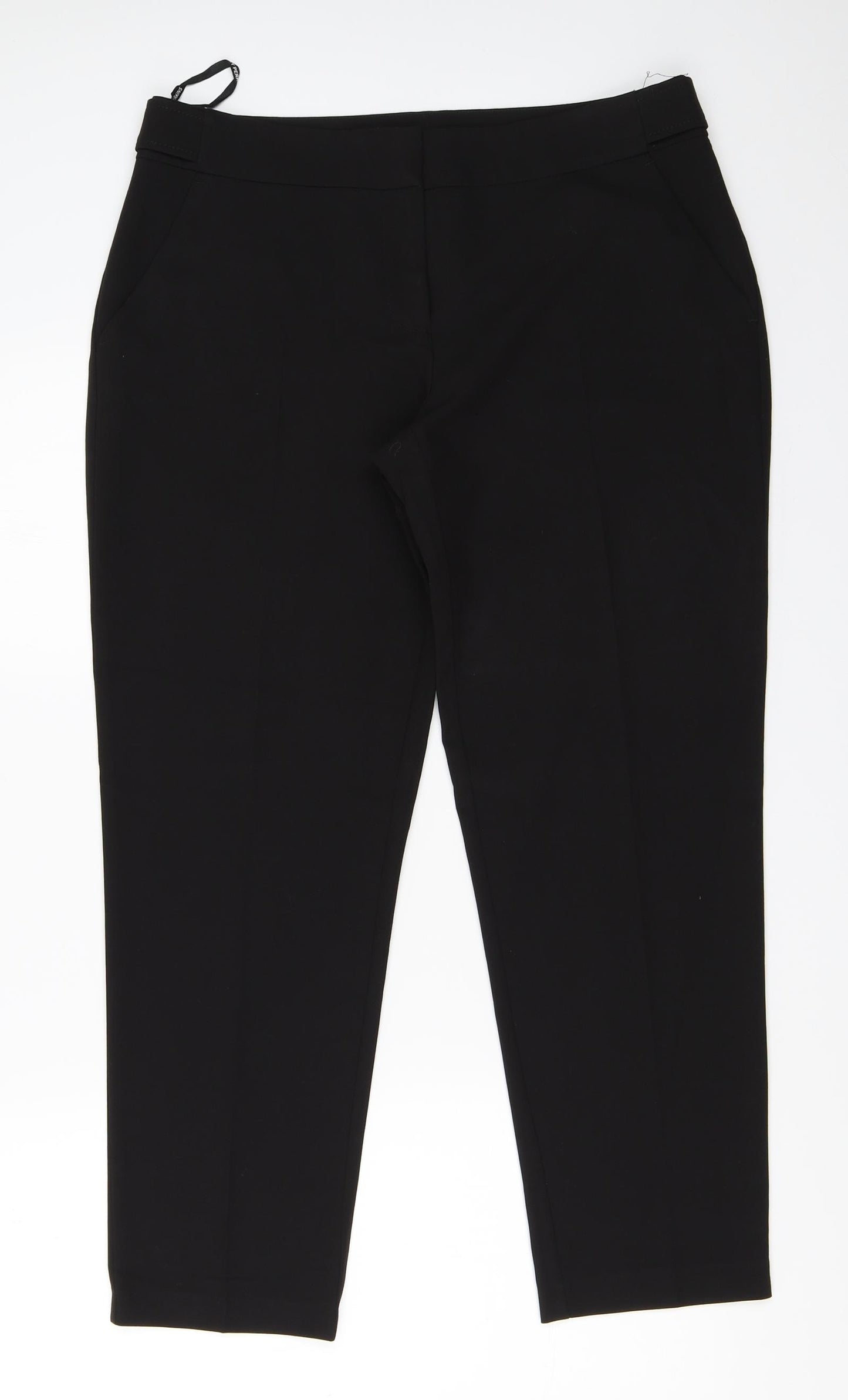 Dorothy Perkins Womens Black   Capri Trousers Size 12 L27 in