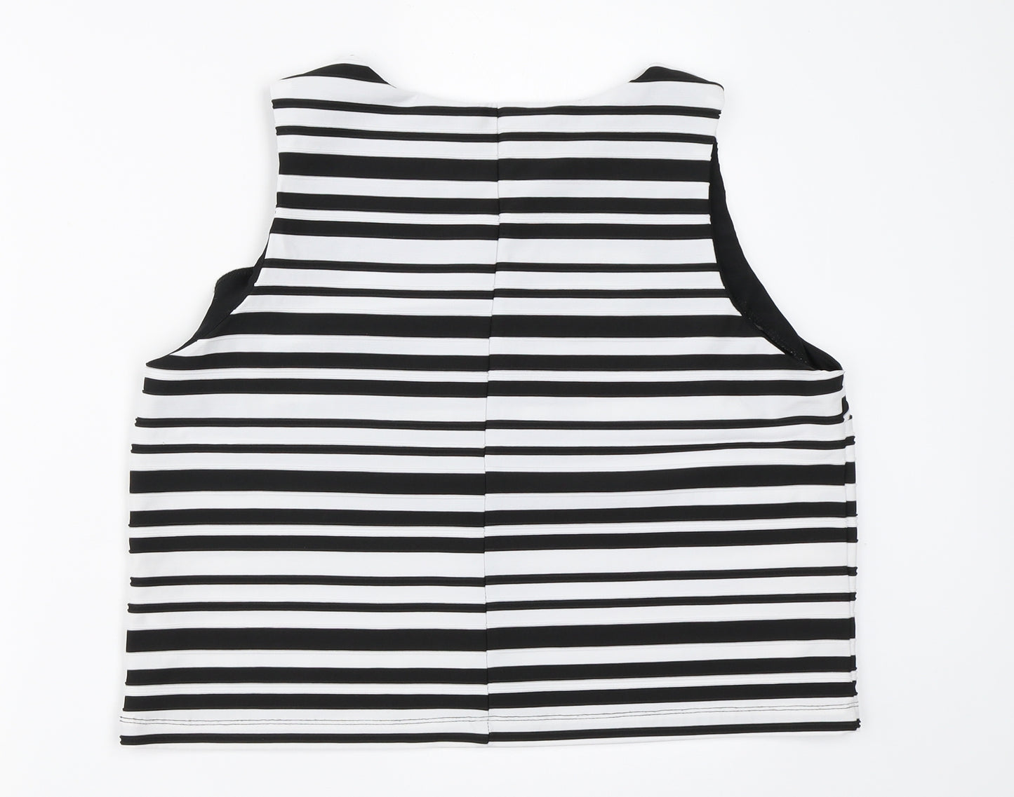 Dorothy Perkins Womens Black Striped  Basic Blouse Size 16