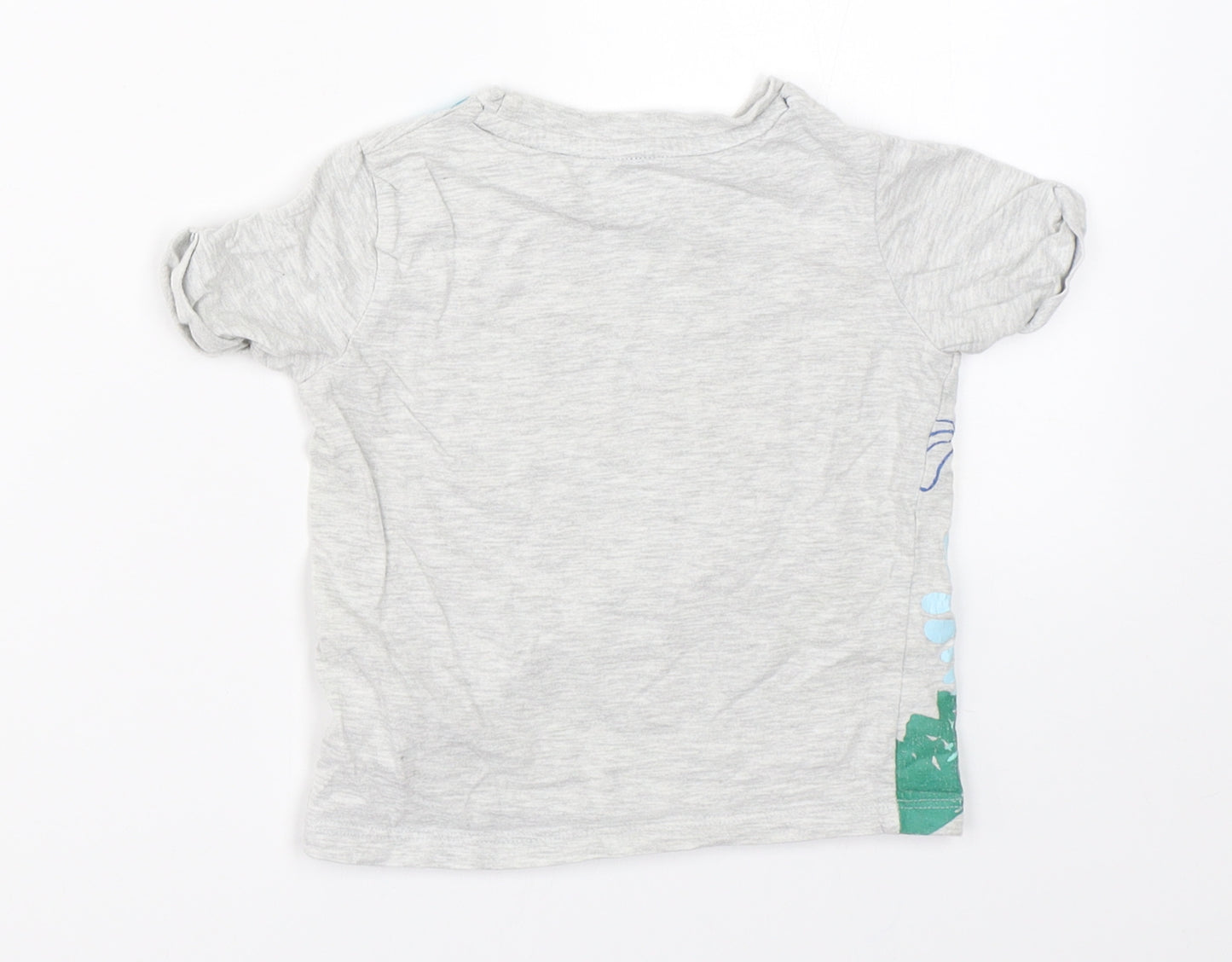 F&F Boys Grey   Basic T-Shirt Size 18-24 Months