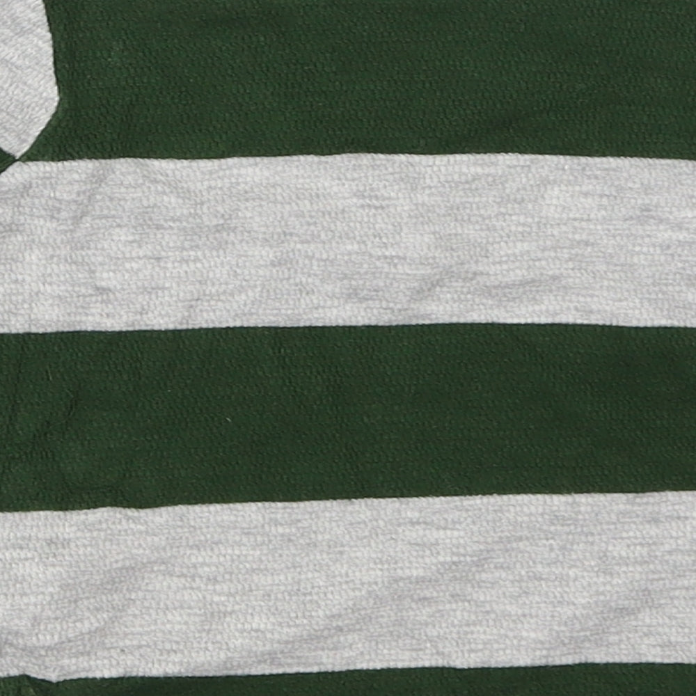 George Boys Green Striped  Basic T-Shirt Size 18-24 Months