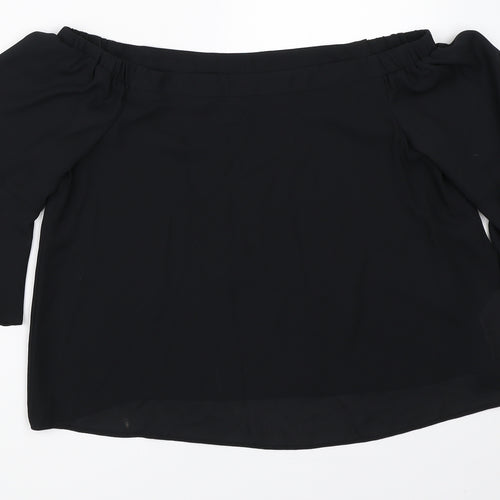 New Look Girls Black   Basic Blouse Size 15 Years