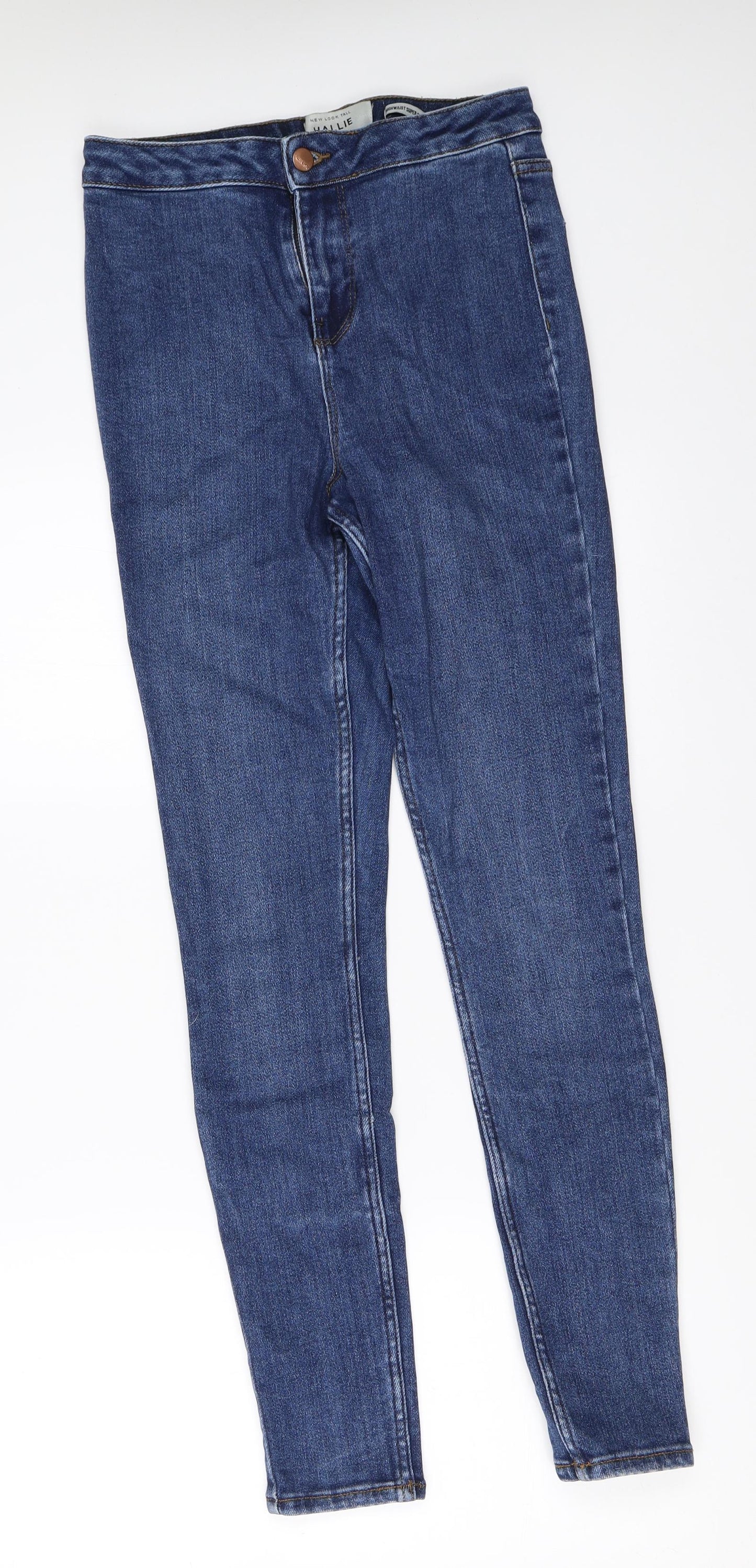 New Look Womens Blue  Denim Skinny Jeans Size 12 L29 in