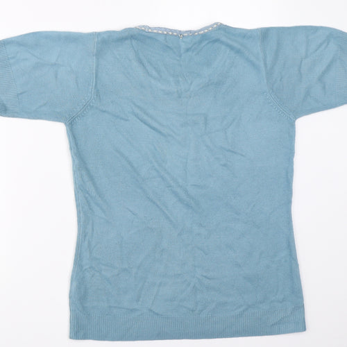 Daxon Womens Blue   Pullover Jumper Size 38