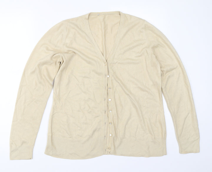 BHS Womens Beige Pullover Jumper Size 12
