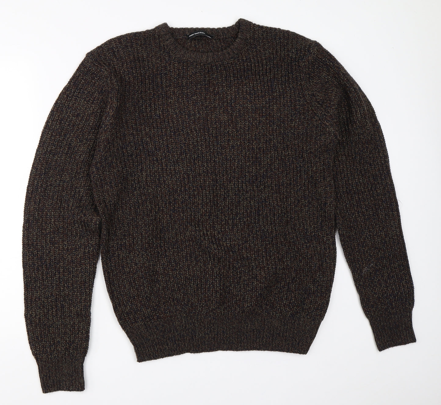 Cedar Wood State Mens Brown   Pullover Jumper Size L
