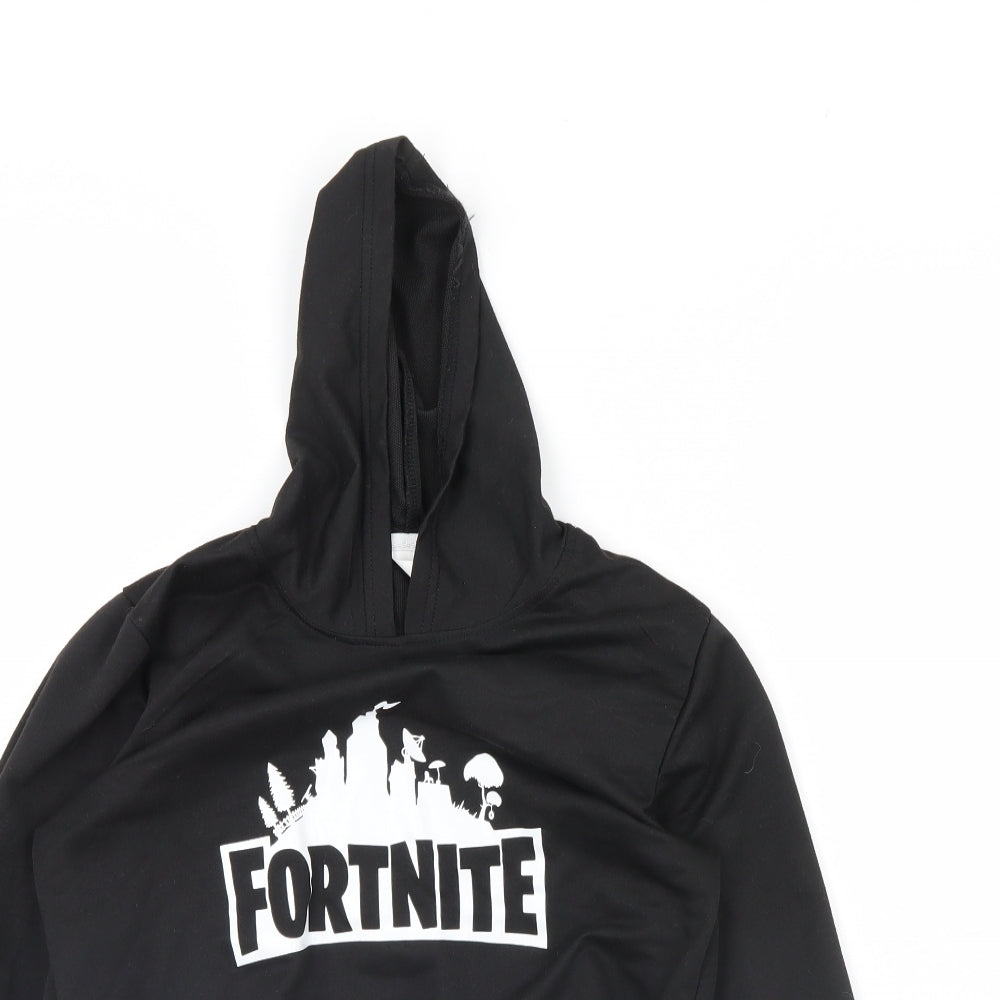 Preworn Boys Black   Pullover Hoodie Size 13 Years  - Fortnite