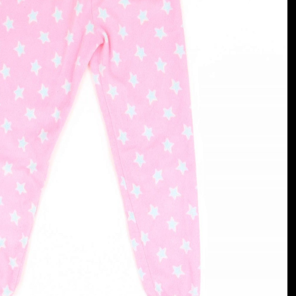 Primark Girls Pink Spotted  Cami Pyjama Pants Size 7 Years  - Star