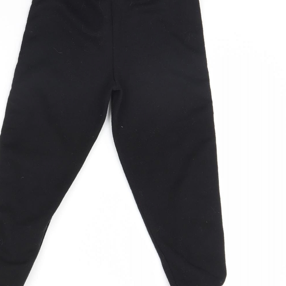 River Island Girls Black   Jogger Trousers Size 7 Years