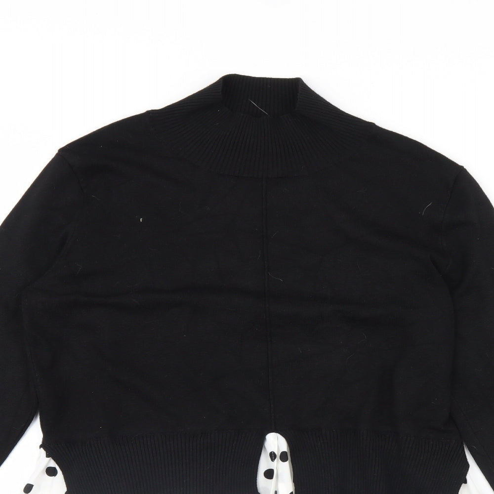 Quiz Womens Black   Pullover Jumper Size M