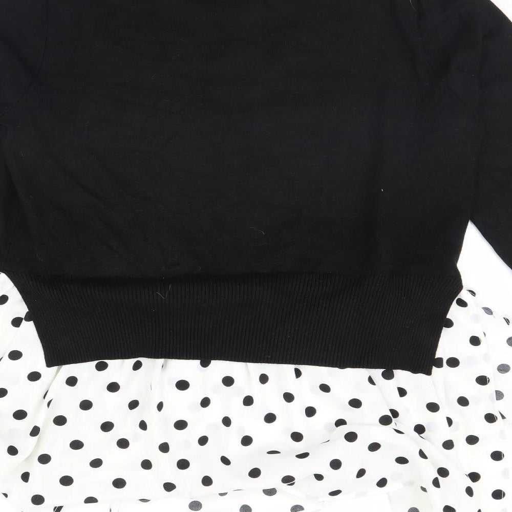 Quiz Womens Black   Pullover Jumper Size M