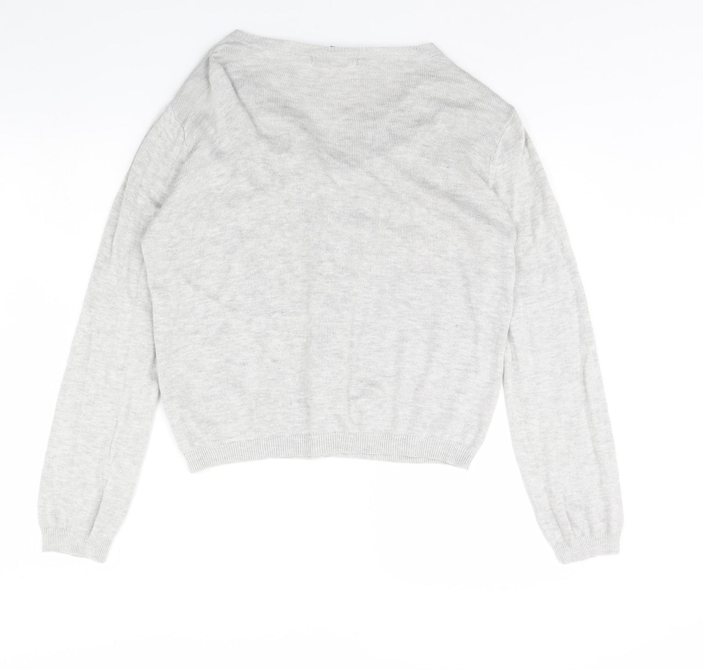 Primark Womens Grey   Cape Jumper Size 14