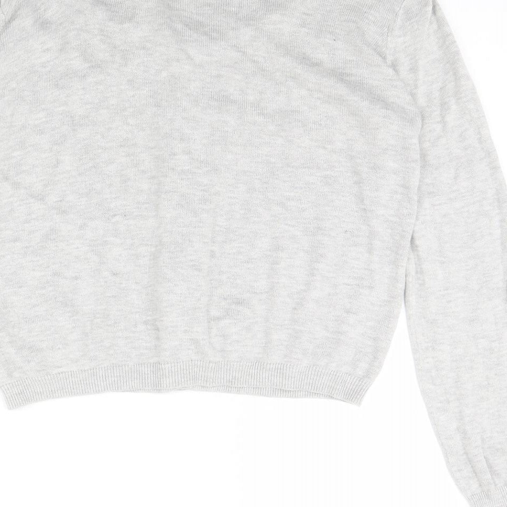 Primark Womens Grey   Cape Jumper Size 14