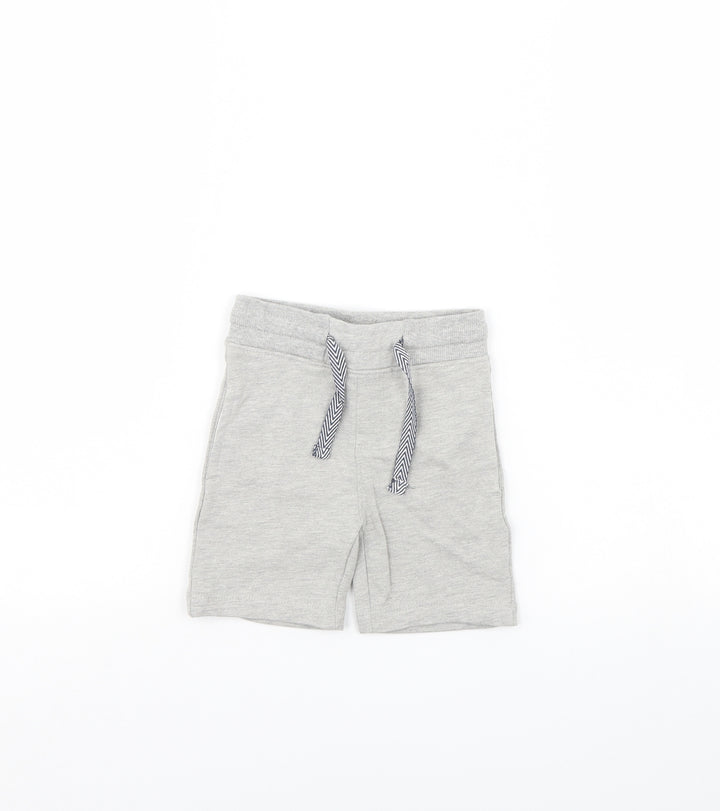 Preworn Baby Grey Cropped Trousers Size 9 Months