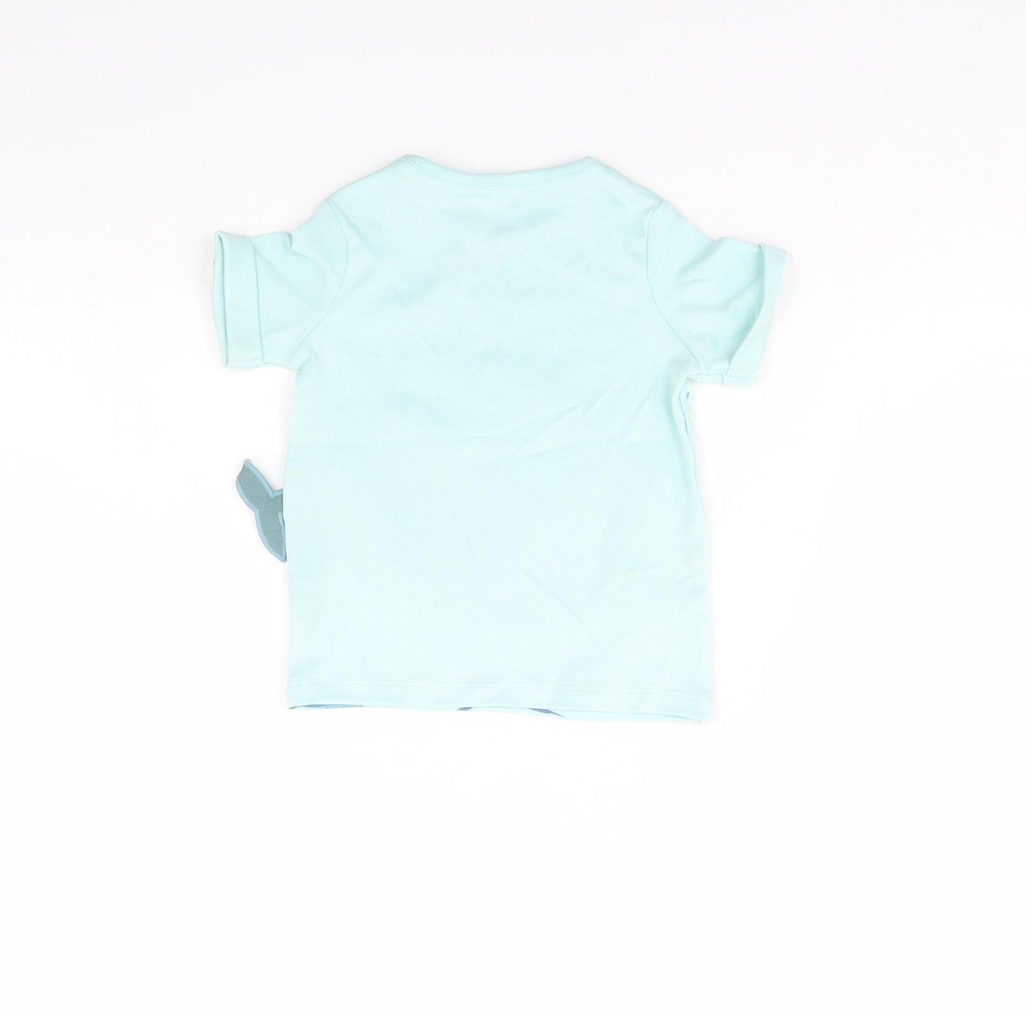 F&F Baby Blue   Basic T-Shirt Size 9-12 Months  - Whale