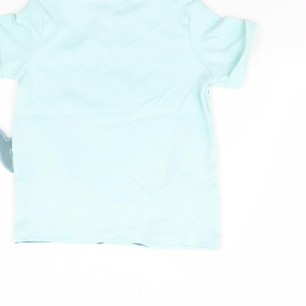 F&F Baby Blue   Basic T-Shirt Size 9-12 Months  - Whale