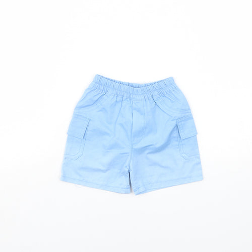 Baby C Baby Blue   Cropped Trousers Size 6-9 Months