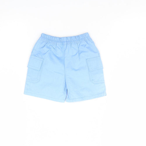 Baby C Baby Blue   Cropped Trousers Size 6-9 Months