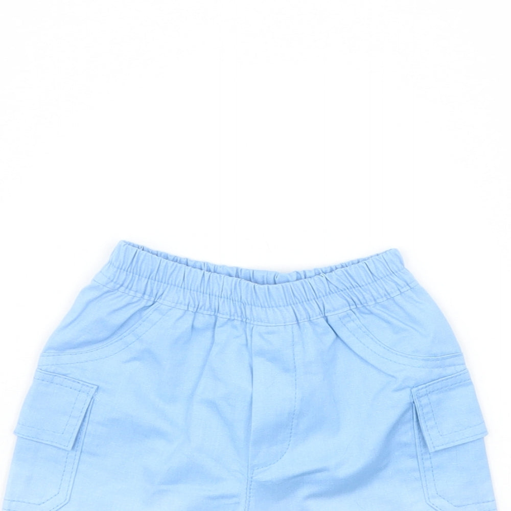 Baby C Baby Blue   Cropped Trousers Size 6-9 Months