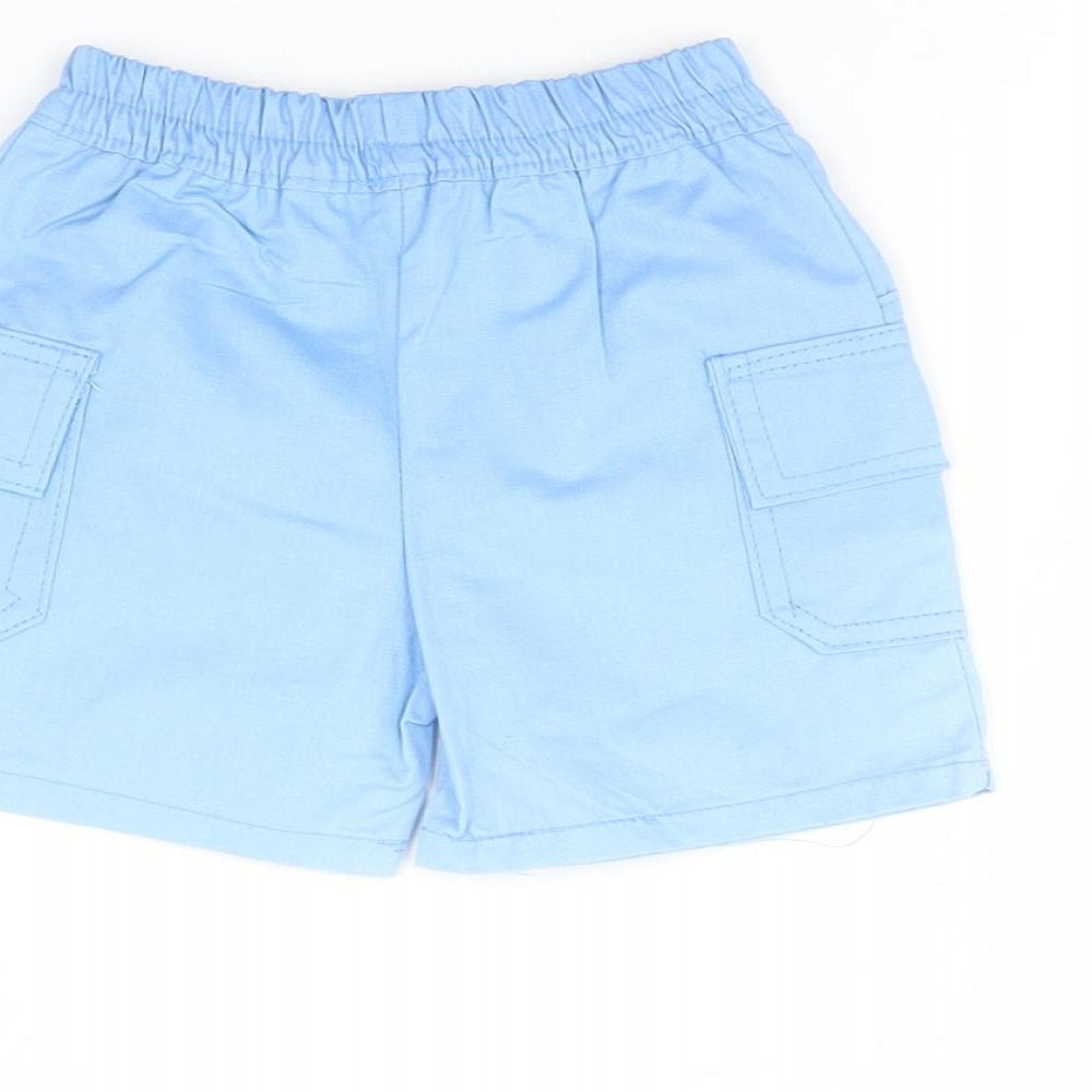 Baby C Baby Blue   Cropped Trousers Size 6-9 Months