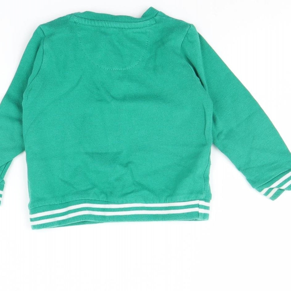 F&F Baby Green   Pullover Jumper Size 9-12 Months