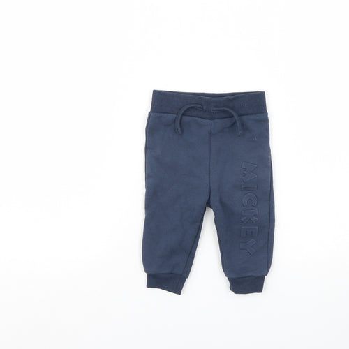 Disney Baby Blue   Jogger Trousers Size 6-9 Months