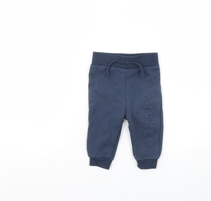 Disney Baby Blue   Jogger Trousers Size 6-9 Months