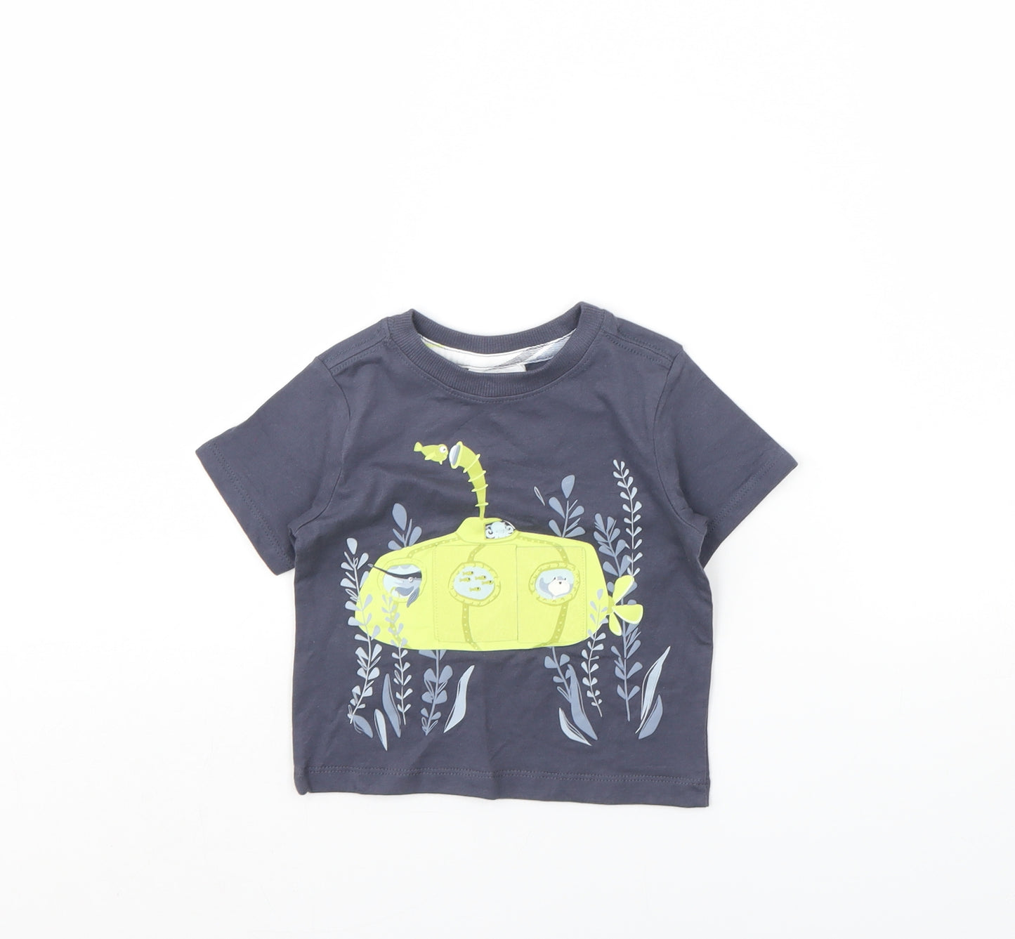 Tommy Bahama Baby Grey   Basic T-Shirt Size 9-12 Months  - Submarine