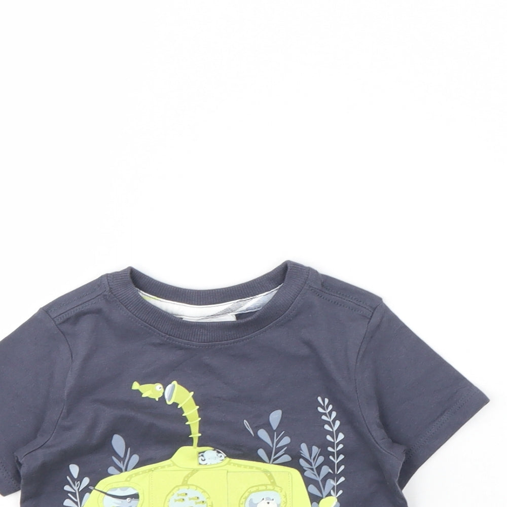 Tommy Bahama Baby Grey   Basic T-Shirt Size 9-12 Months  - Submarine
