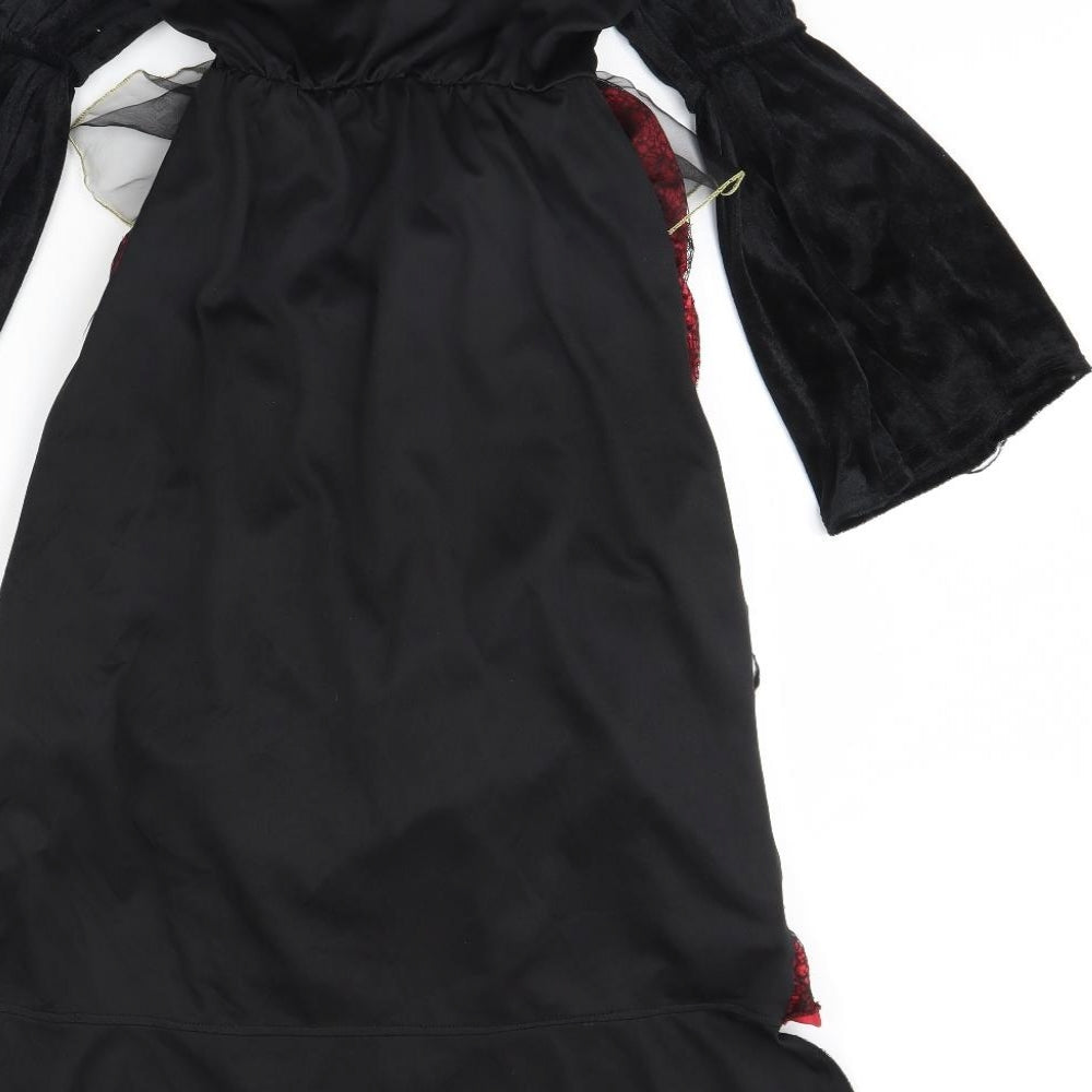 George Girls Black   Maxi  Size 10 Years  - Fancy Dress