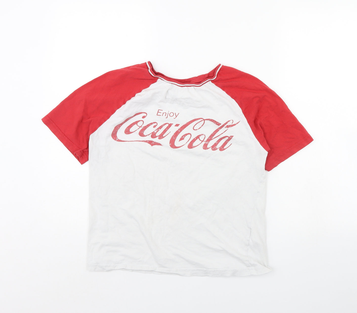 Coca-Cola Womens White   Basic T-Shirt Size XS  - Coca Cola