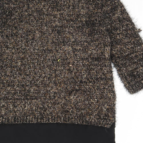 Definitions Womens Brown   Pullover Jumper Size 12