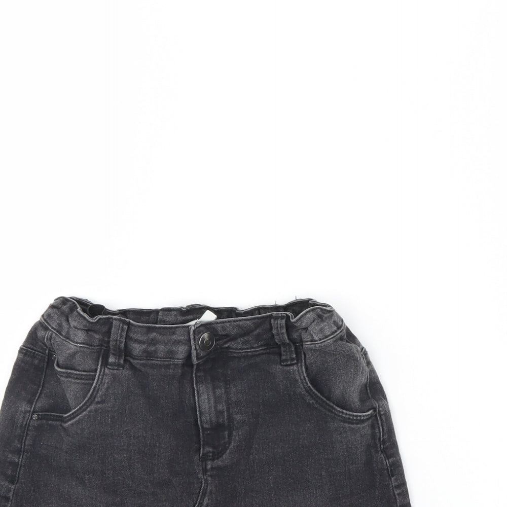 Miss evie Girls Black  Denim Mini Skirt Size 8 Years