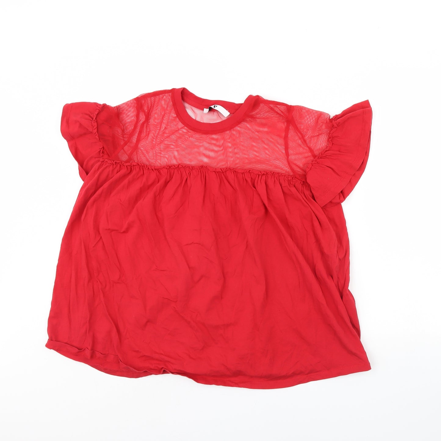 Very Womens Red   Basic Blouse Size 16