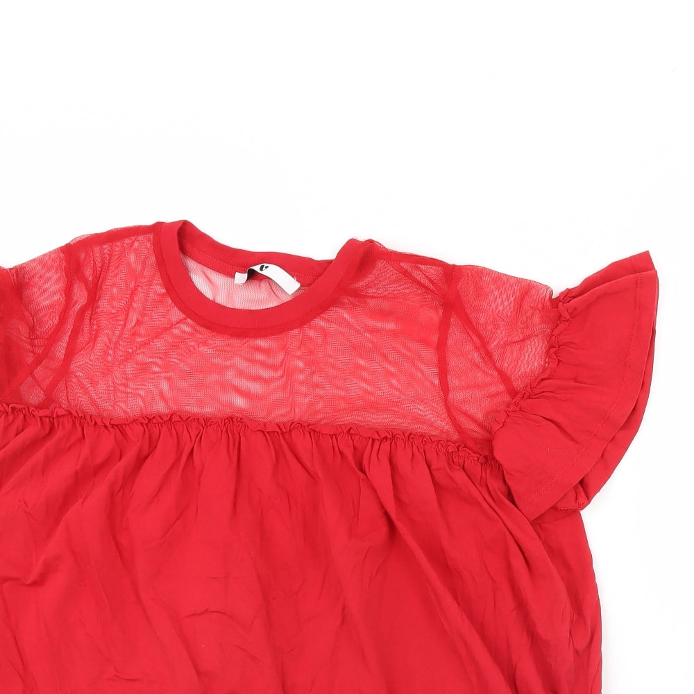 Very Womens Red   Basic Blouse Size 16