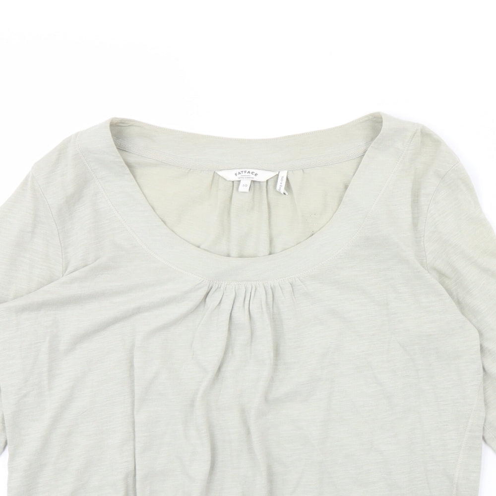 Fat Face Womens Ivory   Basic Blouse Size 10