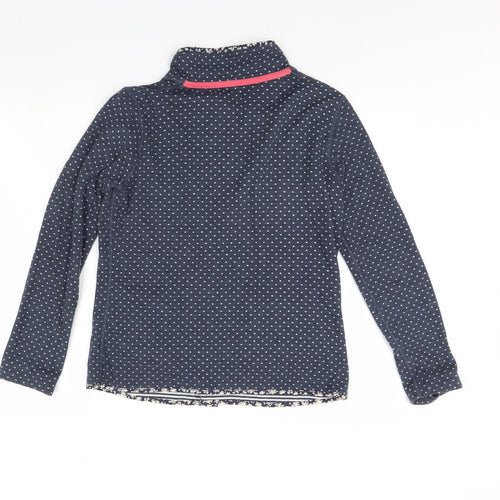 White Stuff Womens Blue Polka Dot  Jacket  Size 12