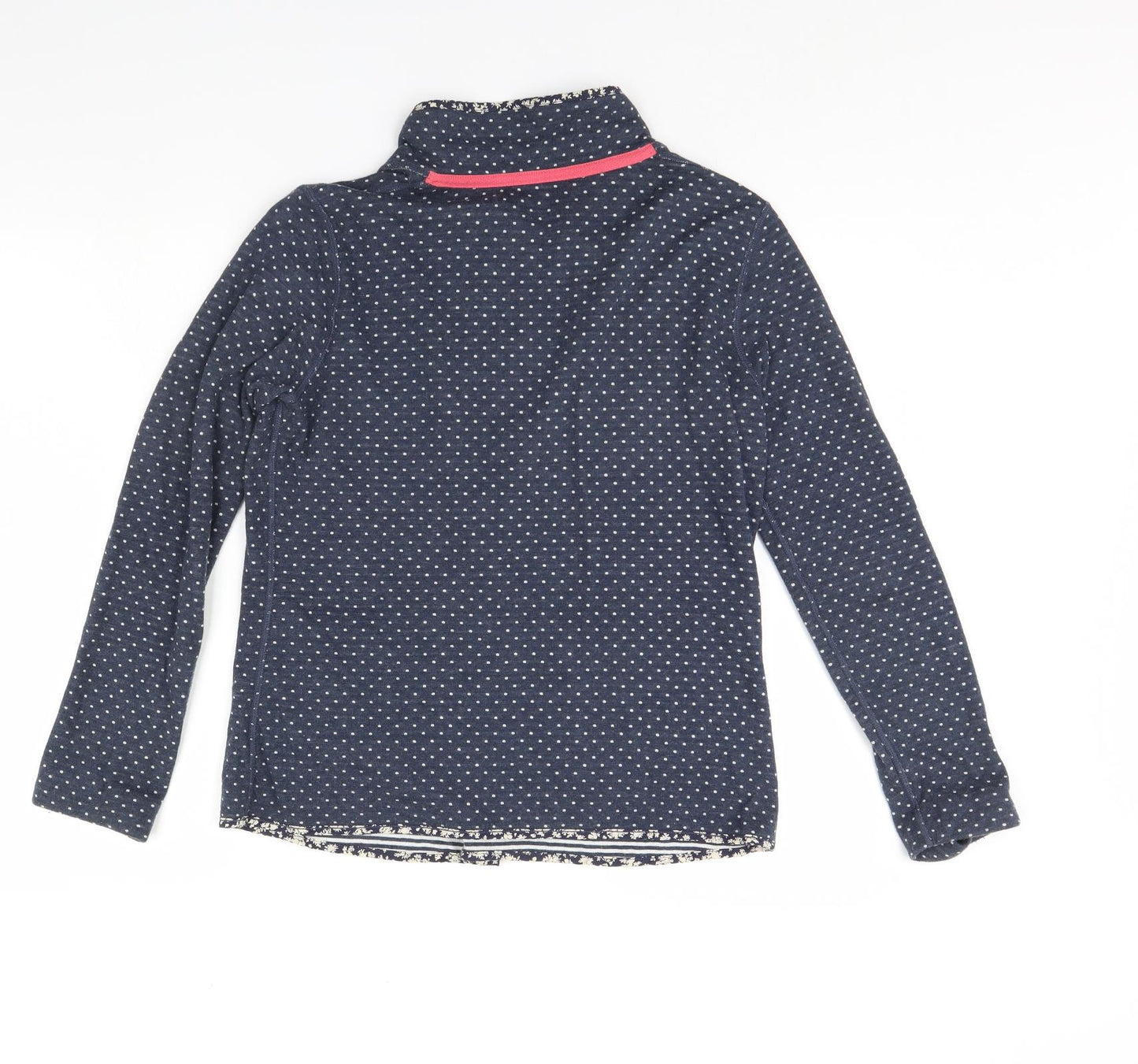 White Stuff Womens Blue Polka Dot  Jacket  Size 12