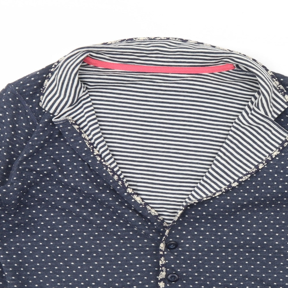 White Stuff Womens Blue Polka Dot  Jacket  Size 12