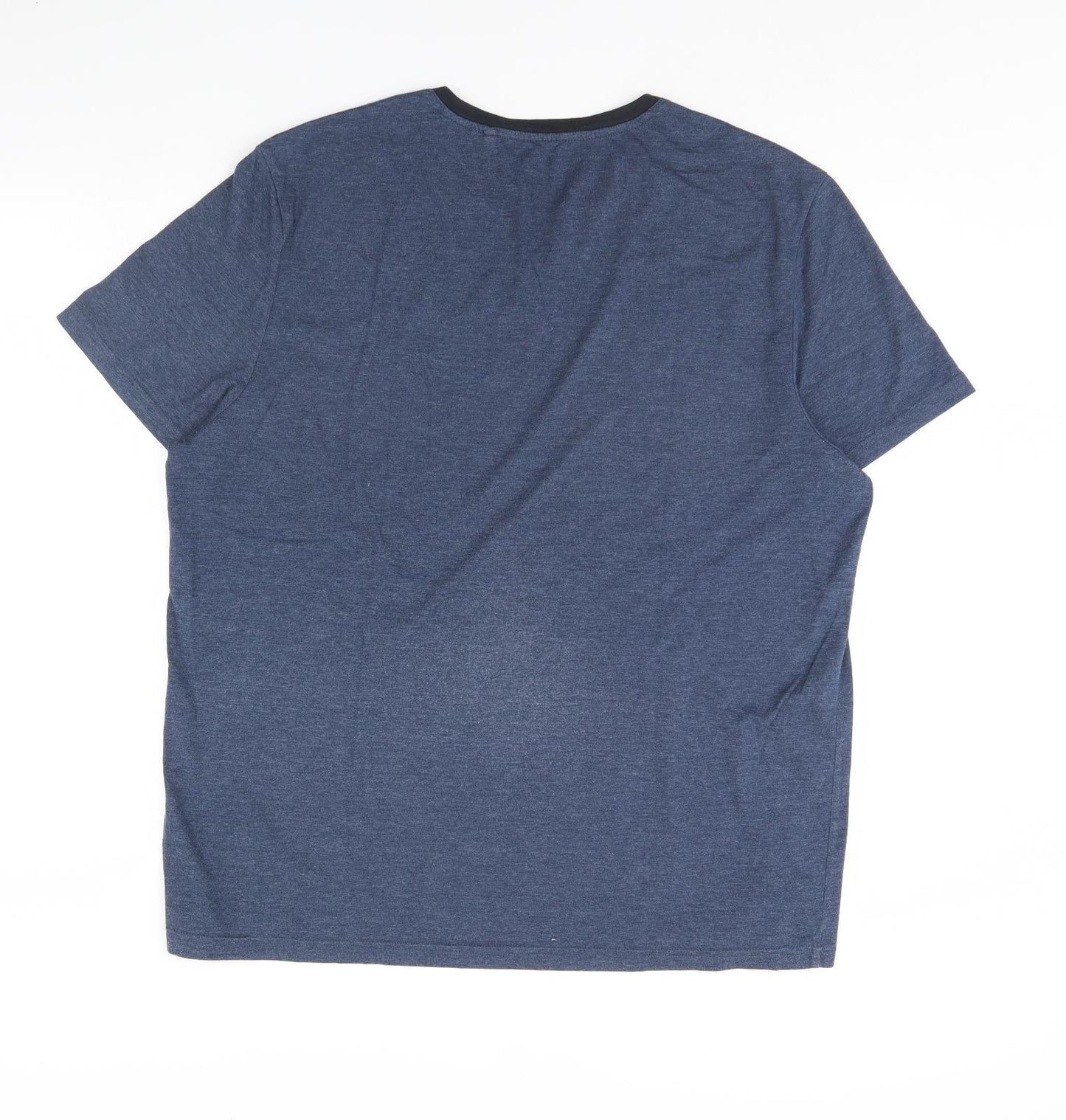 Atlantic Bay Mens Blue    T-Shirt Size XL