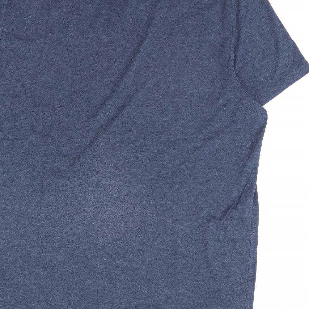 Atlantic Bay Mens Blue    T-Shirt Size XL