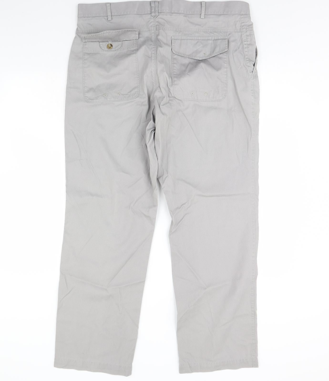 M&S Mens Grey   Trousers  Size 38 in L30 in