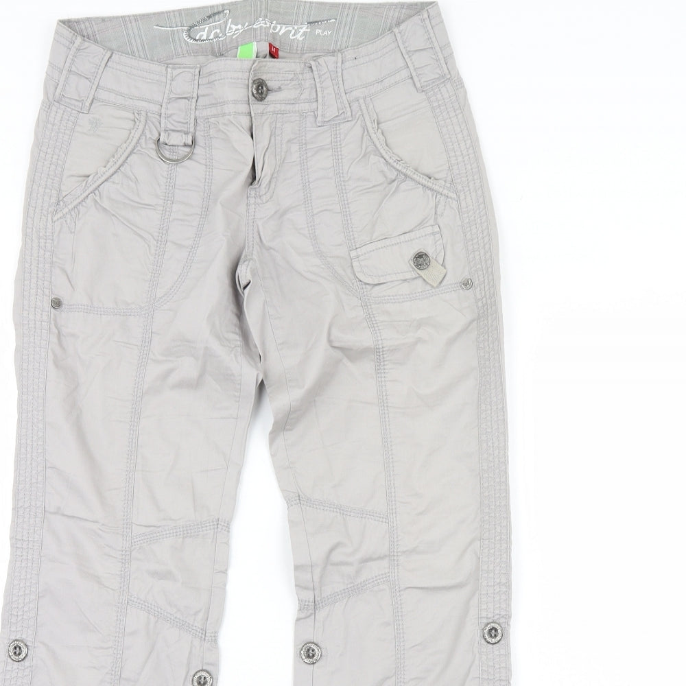 Preworn Womens Grey   Trousers  Size 34 L29 in