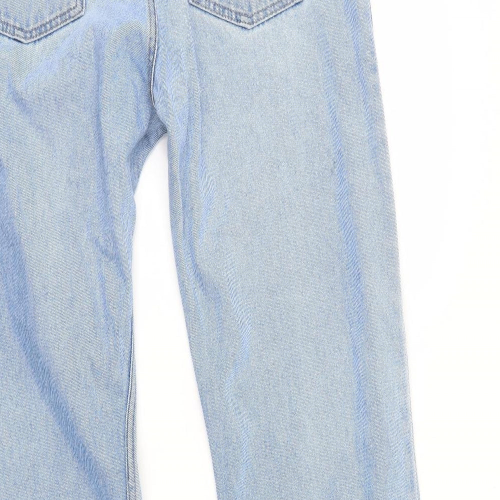 m&s Mens Blue  Denim Straight Jeans Size 38 L34 in