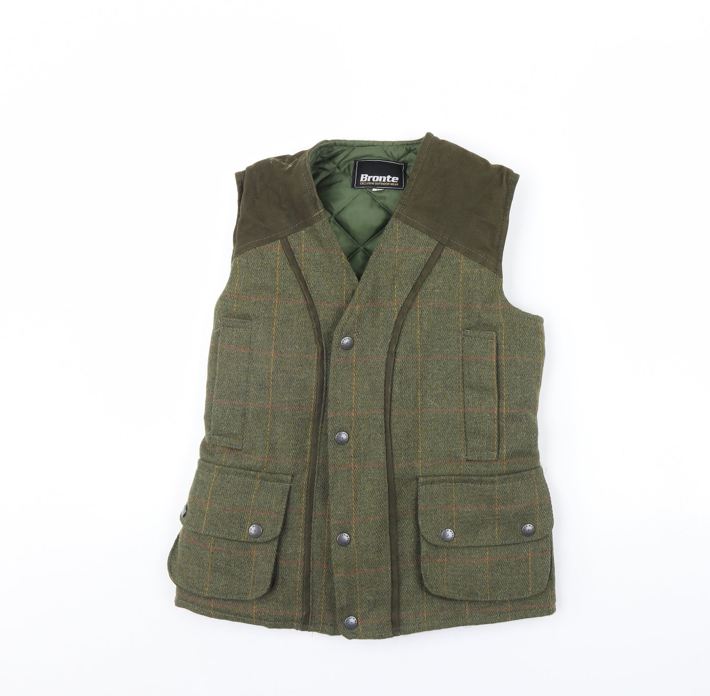 Bronte Womens Green   Gilet Jacket Size S