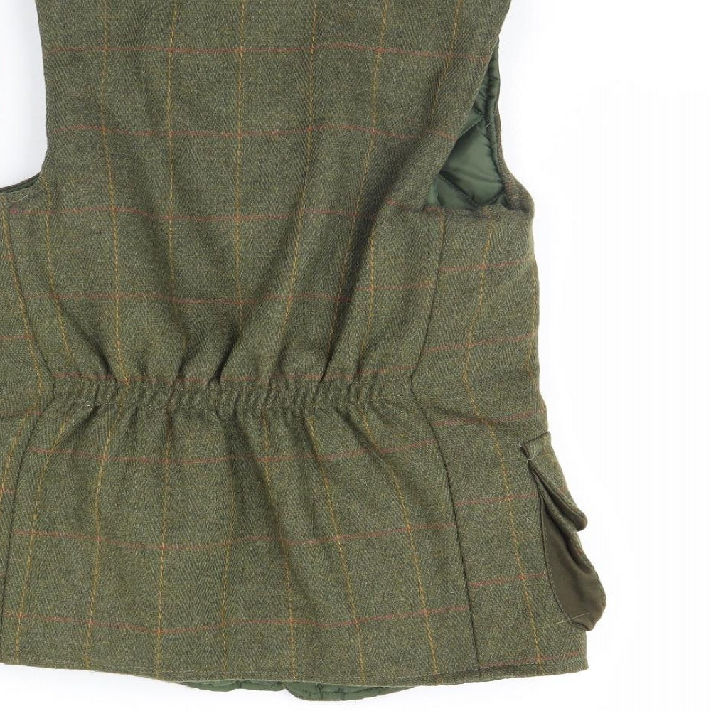 Bronte Womens Green   Gilet Jacket Size S