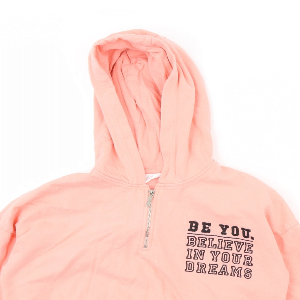 F&F Girls Pink   Pullover Hoodie Size 11 Years