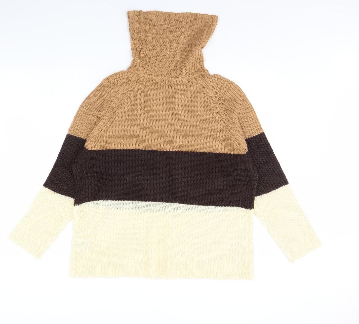 Boohoo Womens Brown   Pullover Jumper Size 16