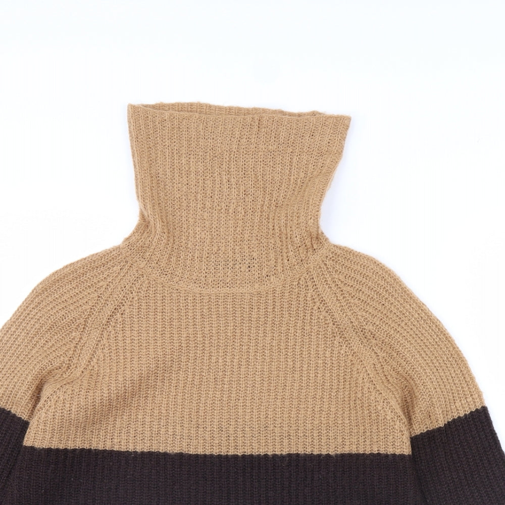 Boohoo Womens Brown   Pullover Jumper Size 16