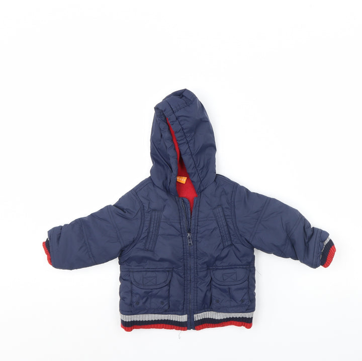 Mini Mode Boys Blue Jacket Size 6-9 Months