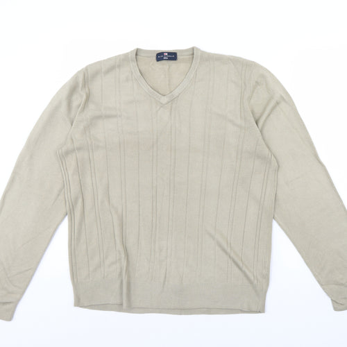 m&s Mens Green   Pullover Jumper Size L